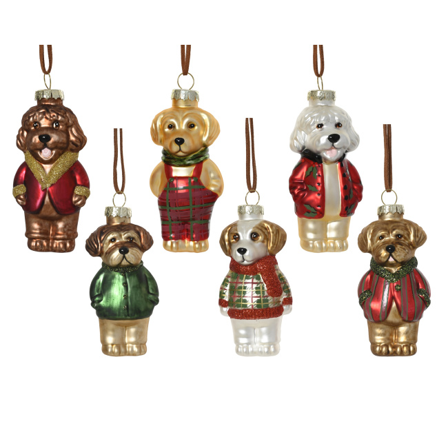 Zawieszka psy 10.9cm (1 sztuka mix)