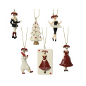 Zawieszka figurka/choinka/karty/ 7.5cm (1 sztuka mix) - 1