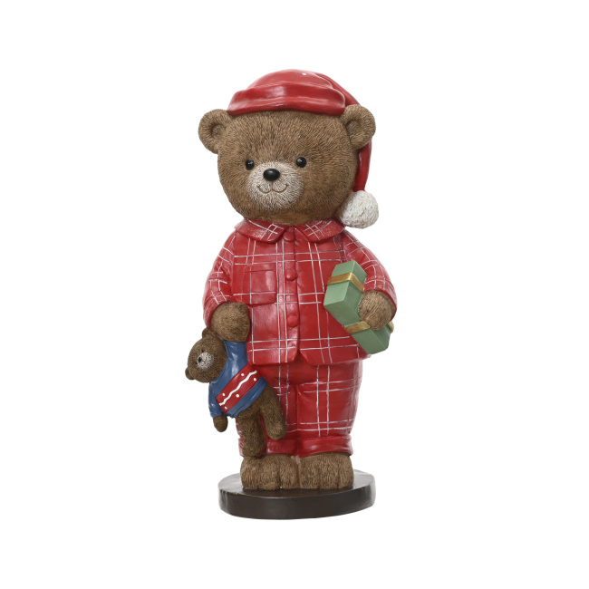 Figurka miś w piżamie 35x14x17cm