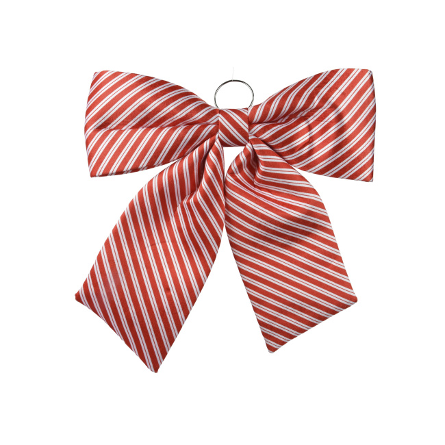 Zawieszka kokarda 72x69cm czerwono-biała