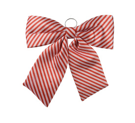 Zawieszka kokarda 62x58cm czerwono-biała