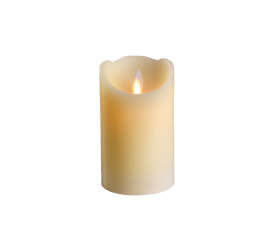 Świeca LED 12.5x7.5cm kremowa
