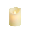 Świeca LED 10x7.5cm kremowa - 1
