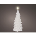 Świeca choinka LED 19.3x8cm biała - 2