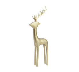 Figurka jeleń 35x13.5x5cm złoty
