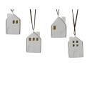 Zawieszka domek 5.5x4cm (1 sztuka mix) - 1