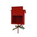 Skrzynka na listy do Św.Mikołaja 91.5x24.5x8.5cm czerwona - 2