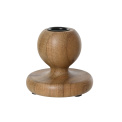 Świecznik 8x8,5cm drewno akacjowe - 1