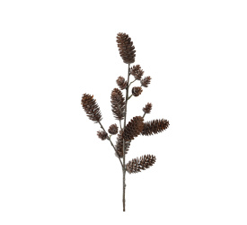 Gałązka z szyszkami 70x19cm