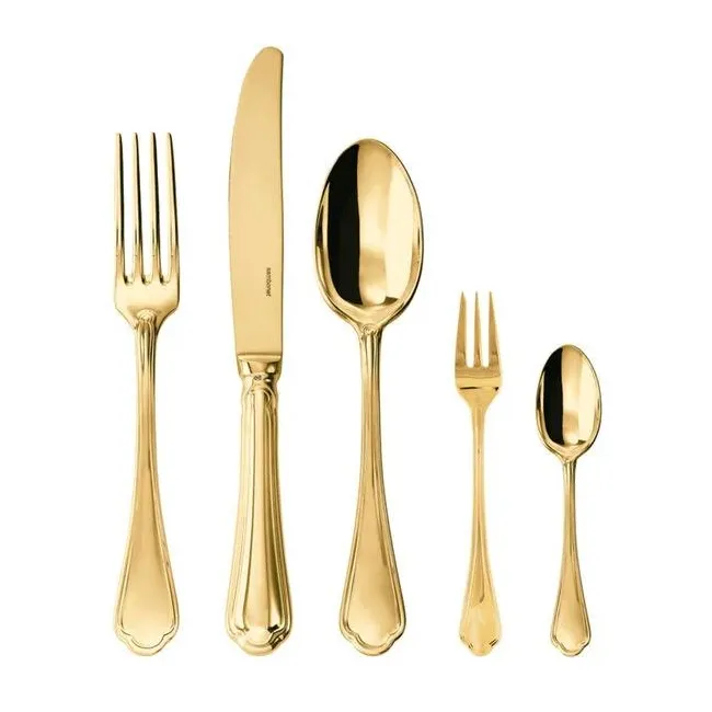 Zestaw sztućców Filet Toiras PVD 30 elementów (6 osób) Gold