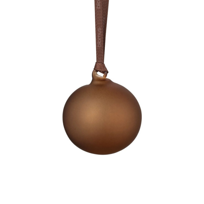 Komplet 2 bombek Juhla brązowe 