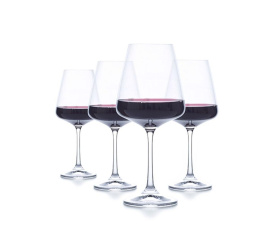 Komplet 4 Kieliszków Moods 450ml do wina czerwonego