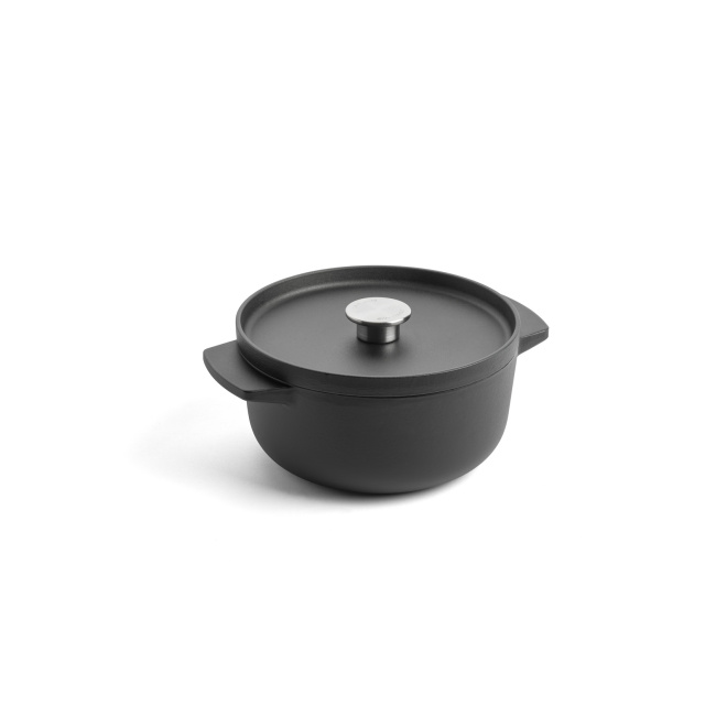 Garnek emaliowany Oven to table 22cm 3.3L żeliwny czarny