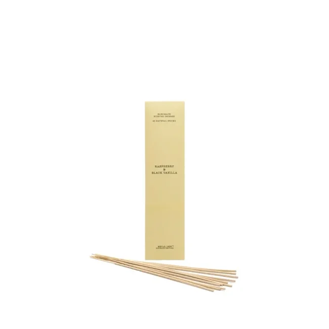Komplet 20 kadzidełek 23cm raspberry black vanilla