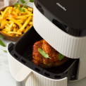Frytkownica beztłuszczowa Airfryer 5l Silhouette kremowy - 7