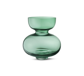 Wazon Alfredo 25cm szklany zielony