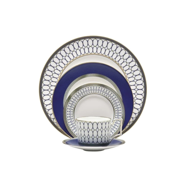 Zestaw obiadowy Renaissance Gold - 5 elementów (dla 1 osoby)