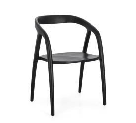Krzesło Dotty 79,5x56cm czarne