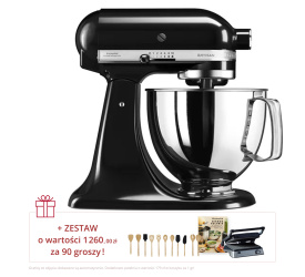 Zestaw Mikser planetarny Artisan 5/125 czarny + akcesoria