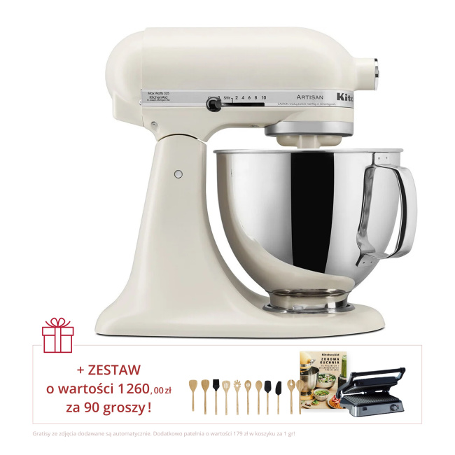 Zestaw Mikser planetarny Artisan 5/125 porcelanowy + akcesoria