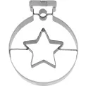 Wykrawacz bombka z gwiazdą 6cm - 1