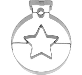 Wykrawacz bombka z gwiazdą 6cm