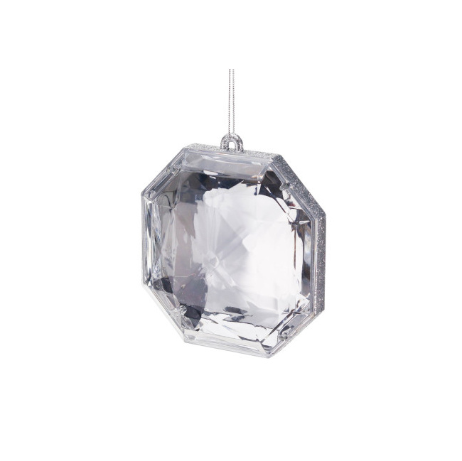 Zawieszka 17cm brylant srebrny - 1