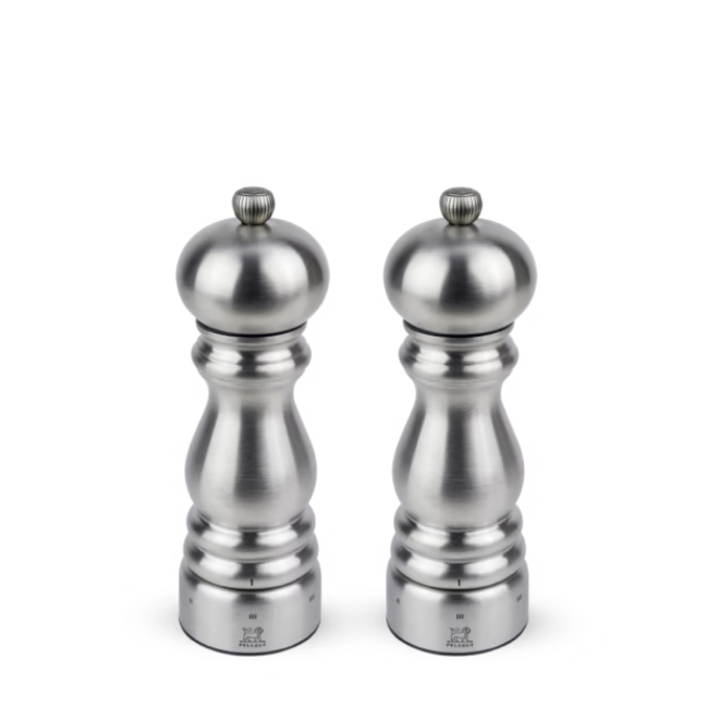 Zestaw Młynków Paris Chef 18cm Zirlion stalowy