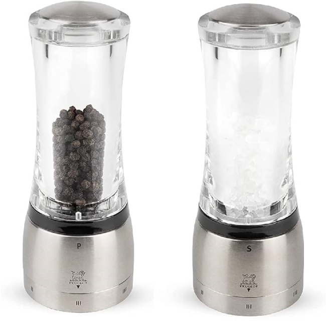 Zestaw młynków Daman 16cm Zirlion akryl