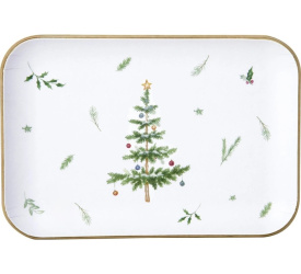 Taca 19,5x13x1,5cm Festive Holidays Green