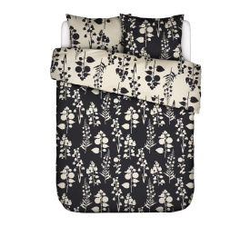 Komplet pościeli Liva 160x200cm + 2/50x70cm antracytowy