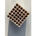 Wazon Stalactites 22x22x16cm beżowy - 3