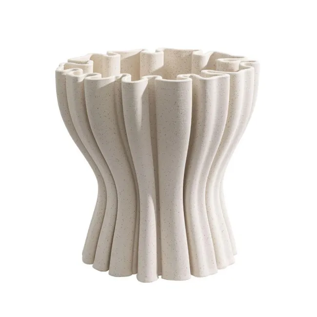 Wazon Orlean 29,5x27,5cm kremowy