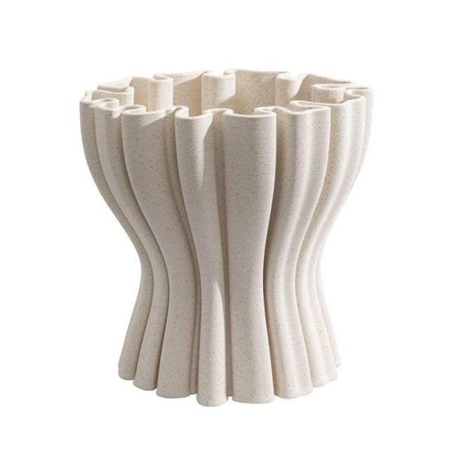 Wazon Orlean 29,5x27,5cm kremowy