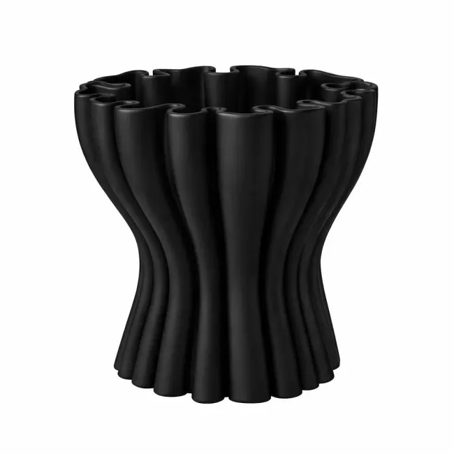 Wazon Orlean 29,5x27,5cm czarny