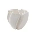 Wazon Pentagoni 20,5x25,5cm biały