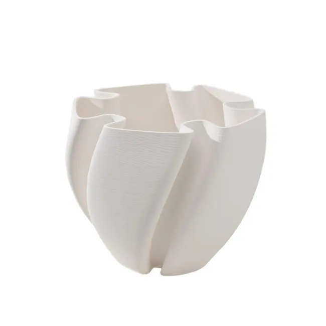 Wazon Pentagoni 20,5x25,5cm biały