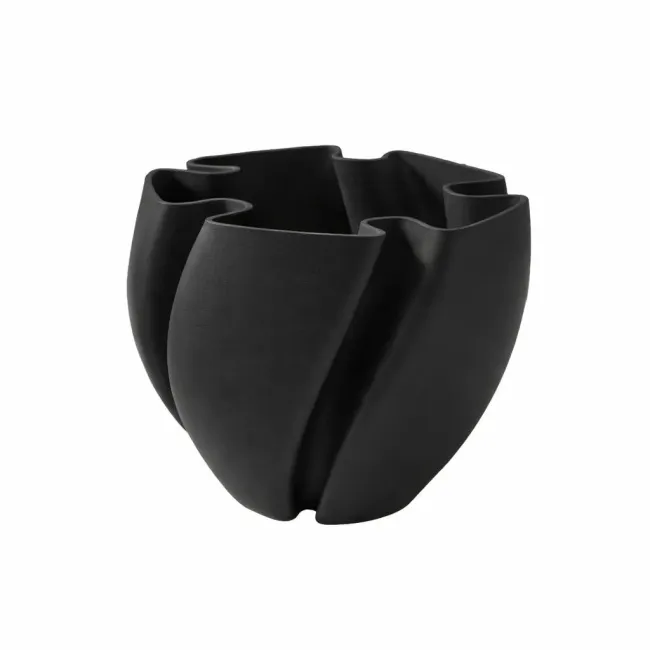 Wazon Pentagoni 20,5x25,5cm czarny