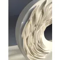 Wazon Circulo 30x10,5cm biały - 4