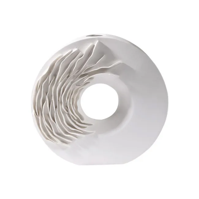 Wazon Circulo 30x10,5cm biały
