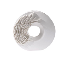 Wazon Circulo 30x10,5cm biały