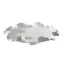 Misa dekoracyjna Volant 68x10,5cm biała - 1