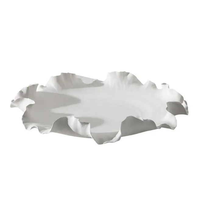Misa dekoracyjna Volant 68x10,5cm biała