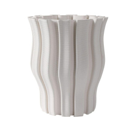 Wazon Simple 20,8x17,2cm 3d biały