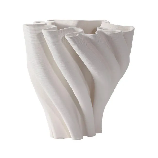 Wazon Retorta Tulip 23,4cm 3d biały