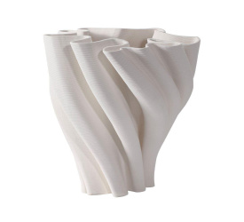 Wazon Retorta Tulip 23,4cm 3d biały