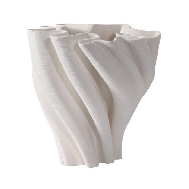 Wazon Retorta Tulip 23,4cm 3d biały