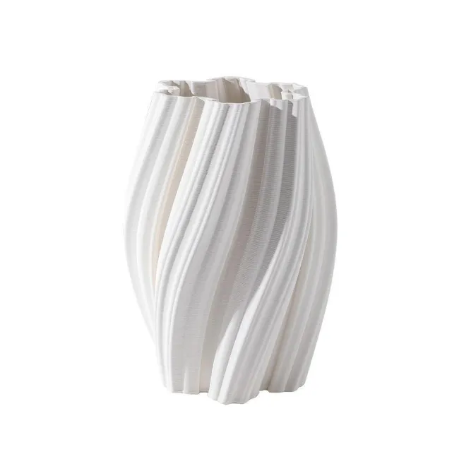 Wazon Retorta 30x24cm 3d biały