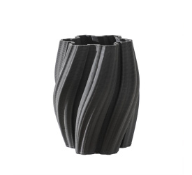 Wazon Retorta 20,5x16,5cm 3d czarny