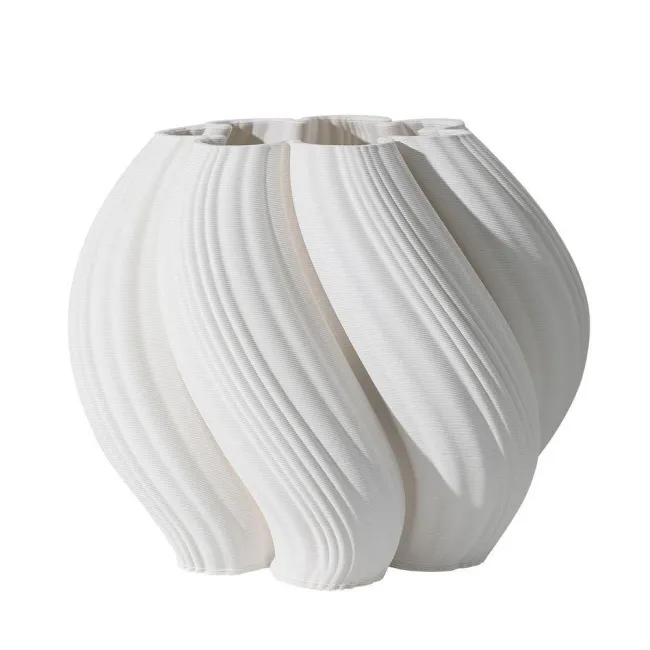 Wazon Retorta Pila 20x25,7cm 3d biały